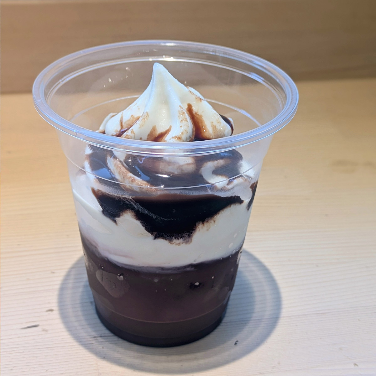 チョコプリンソフト