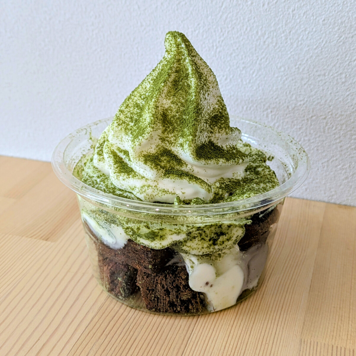 チョコ抹茶パフェ